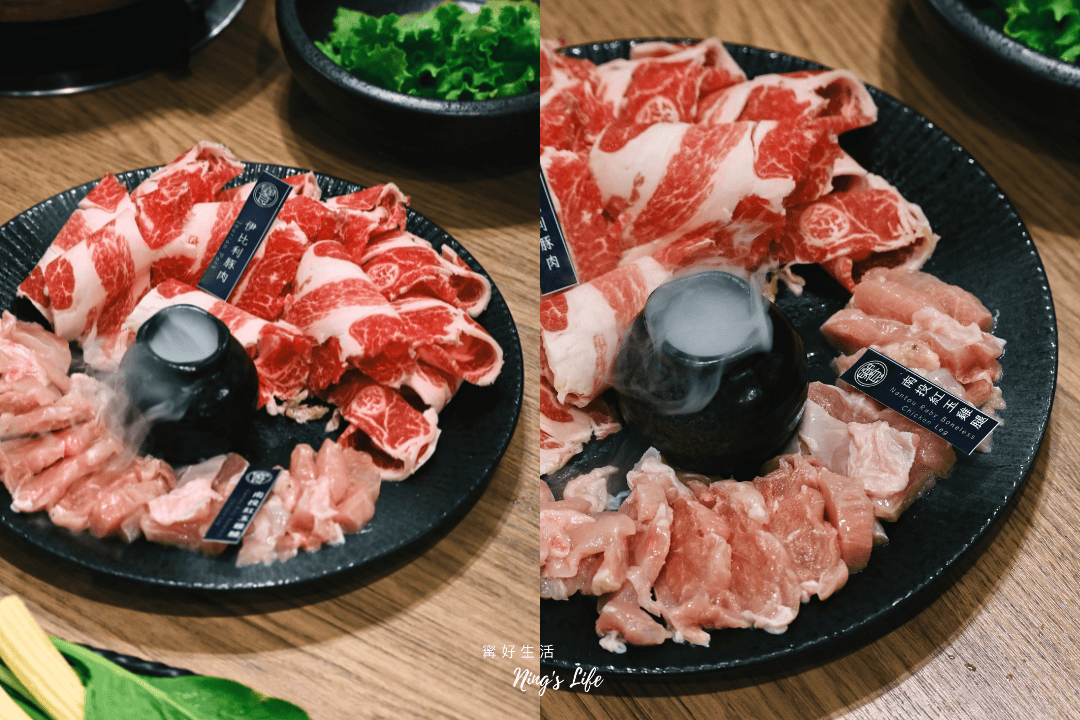 饗鍋物料理｜台中銅盤烤肉火烤兩吃 台中西屯火鍋蔬菜吃到飽