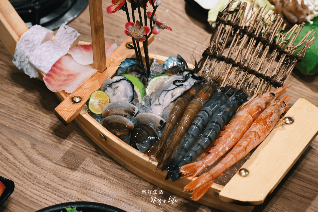 饗鍋物料理｜台中銅盤烤肉火烤兩吃 台中西屯火鍋蔬菜吃到飽