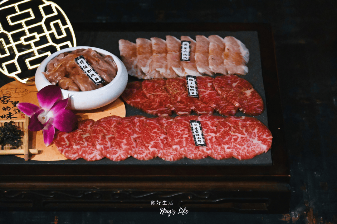 墨妃家燒肉｜富貴雙方也上桌！4.6星宮廷風台中燒肉推薦