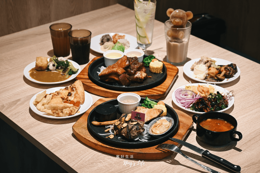 牛室炙燒牛排崇德洲際店｜台中新開幕390元起吃到飽 德國豬腳超水準