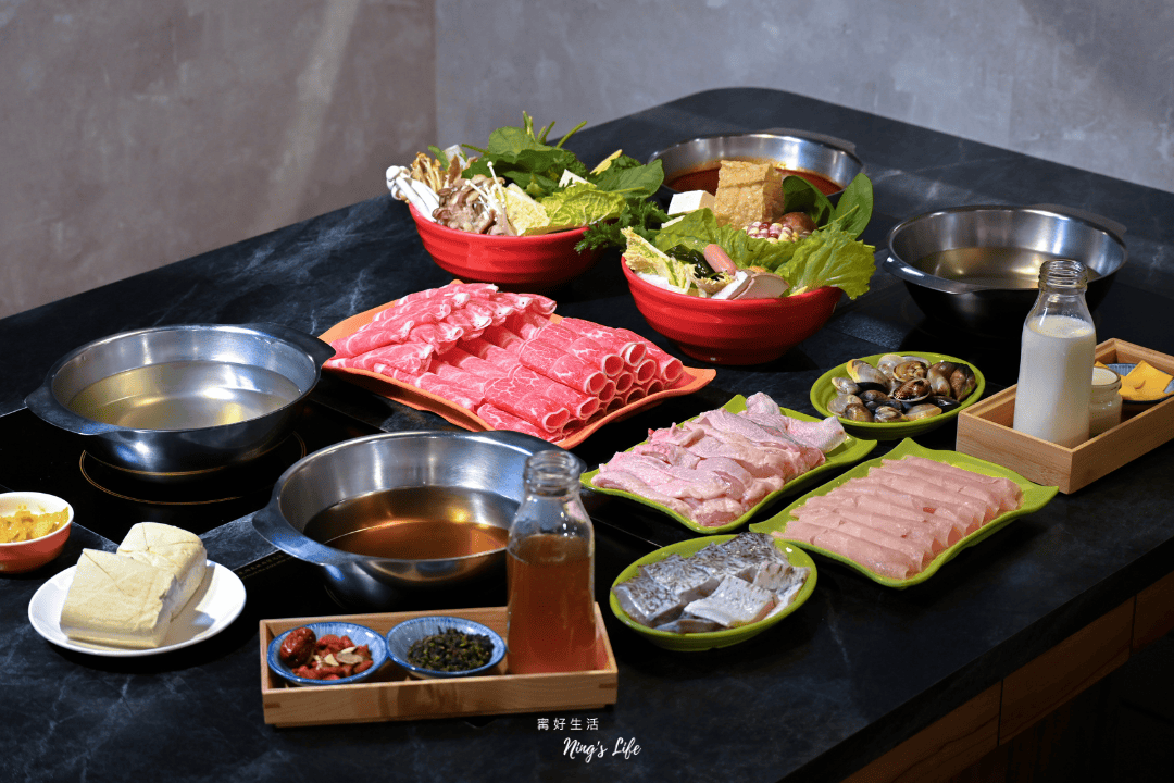 蔬盈市場火鍋｜台中勤美吃到飽菜比肉多！50種季節蔬菜、嘉大鮮奶入鍋