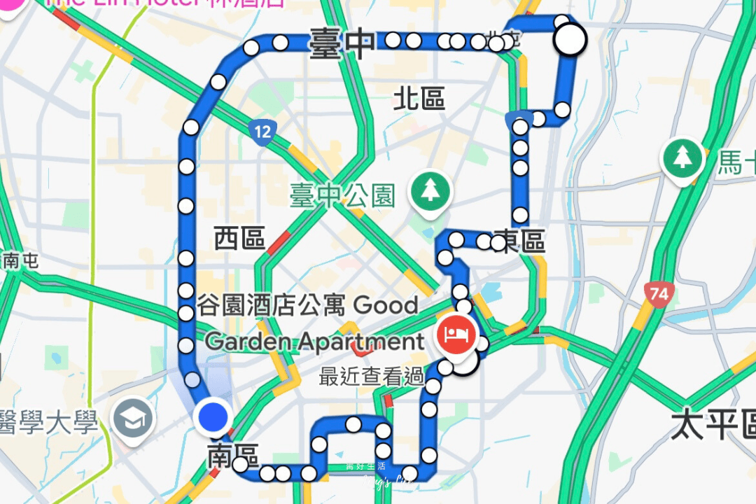谷園酒店公寓｜台中短租月租套房推薦！侘寂風、好感度生活