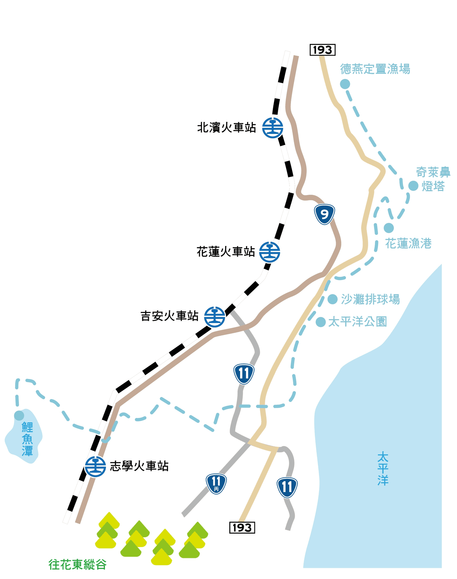 花蓮雙潭自行車道推薦打卡點!七星潭/四八高地/曙光橋 - 第1張圖 花蓮雙潭自行車道推薦打卡點!七星潭/四八高地/曙光橋