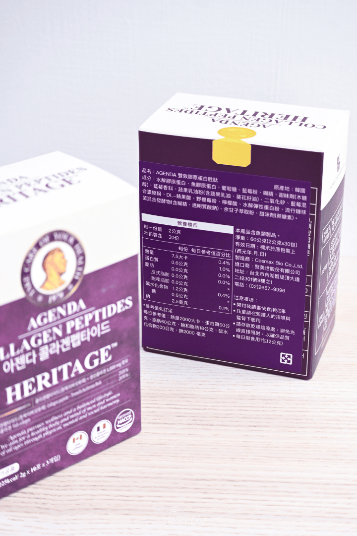 我需要吃膠原蛋白嗎？AGENDA雙效膠原蛋白胜肽評價心得