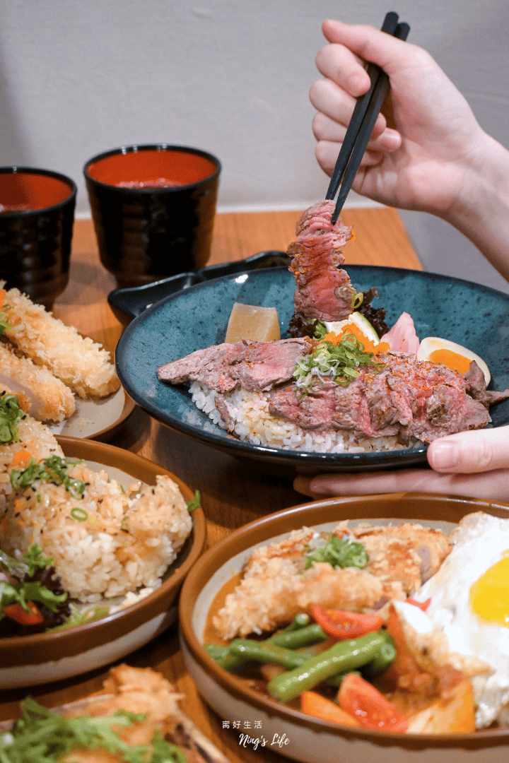 一捆丼飯イーくん｜南投埔里職人丼飯咖哩飯推薦吃過會想念！