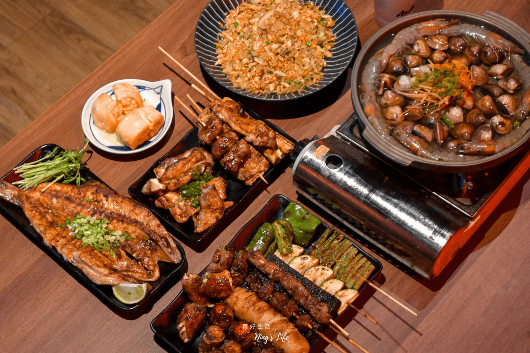 台中平價串燒居酒屋推薦火奴魯魯菜單評價@寗好生活