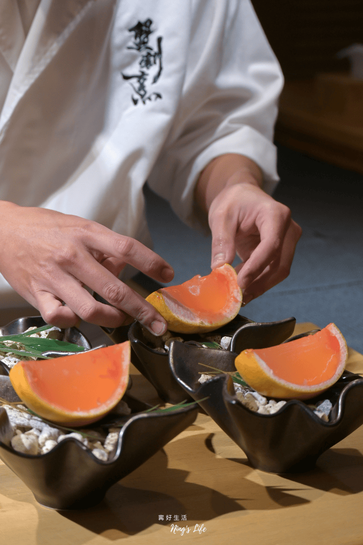 蟹割烹｜老饕私藏帝王蟹板前料理！13道極致海味 台中日式無菜單推薦