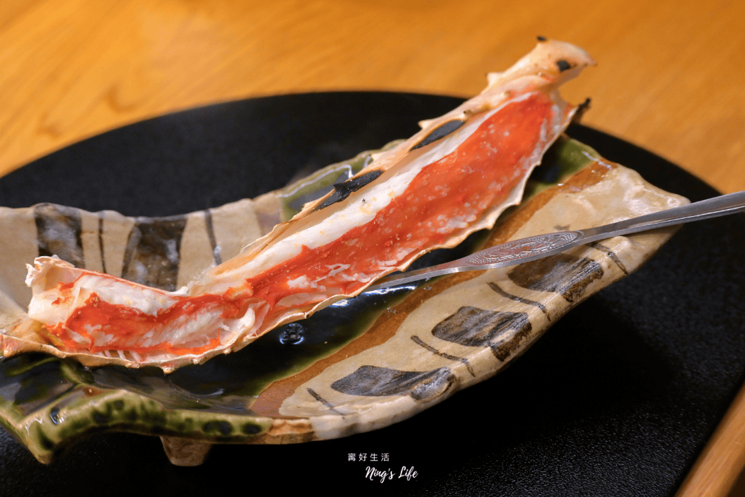 蟹割烹｜老饕私藏帝王蟹板前料理！13道極致海味 台中日式無菜單推薦