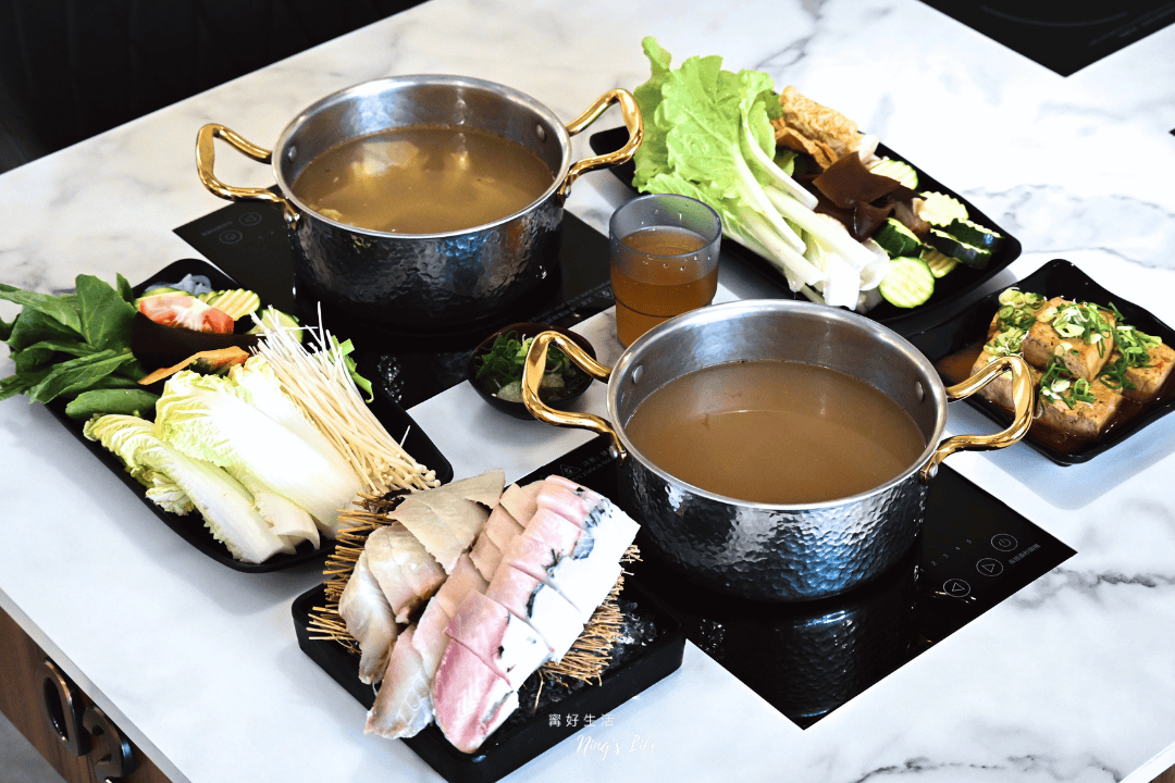 大里尚鮮吃到飽火鍋｜麻辣豆腐隱藏版MVP！特色茶油雞、砂鍋魚頭湯底