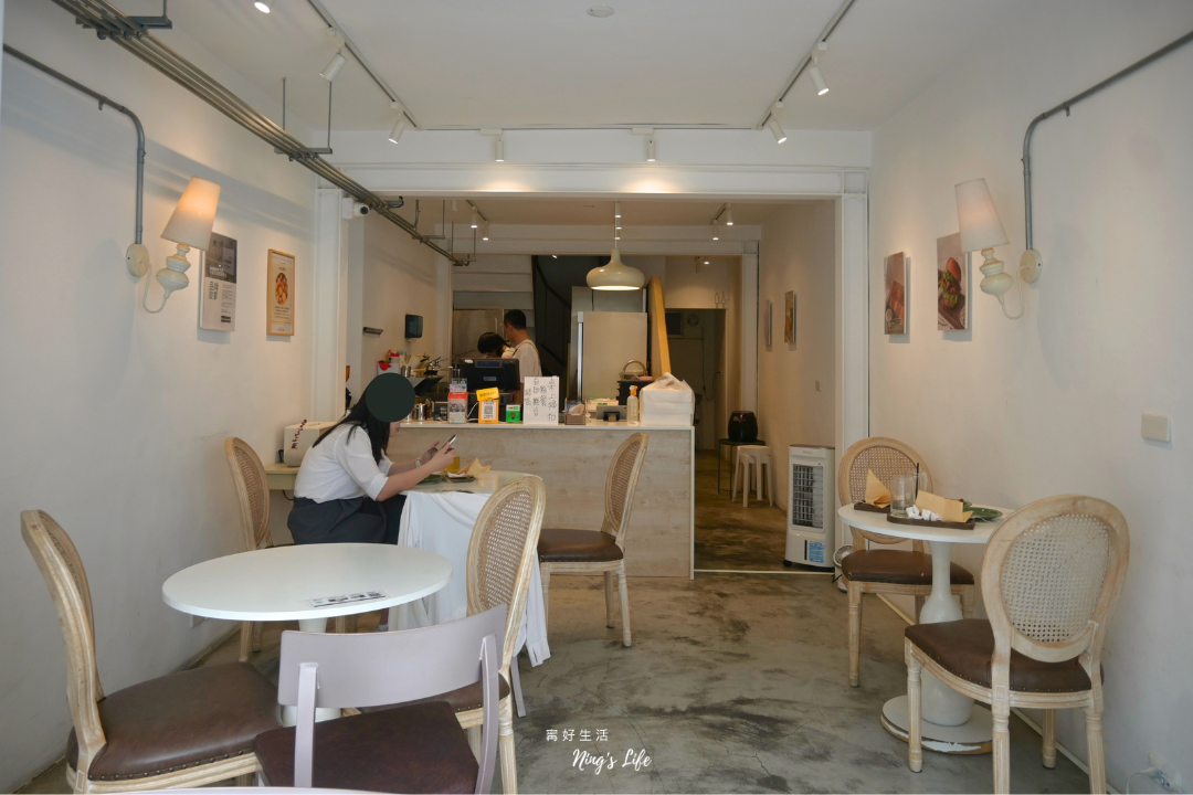 台中西區土庫里早午餐健康漢堡法國麵包推薦L'espace 老陳小圓法漢堡專賣店菜單價位＠寗好生活